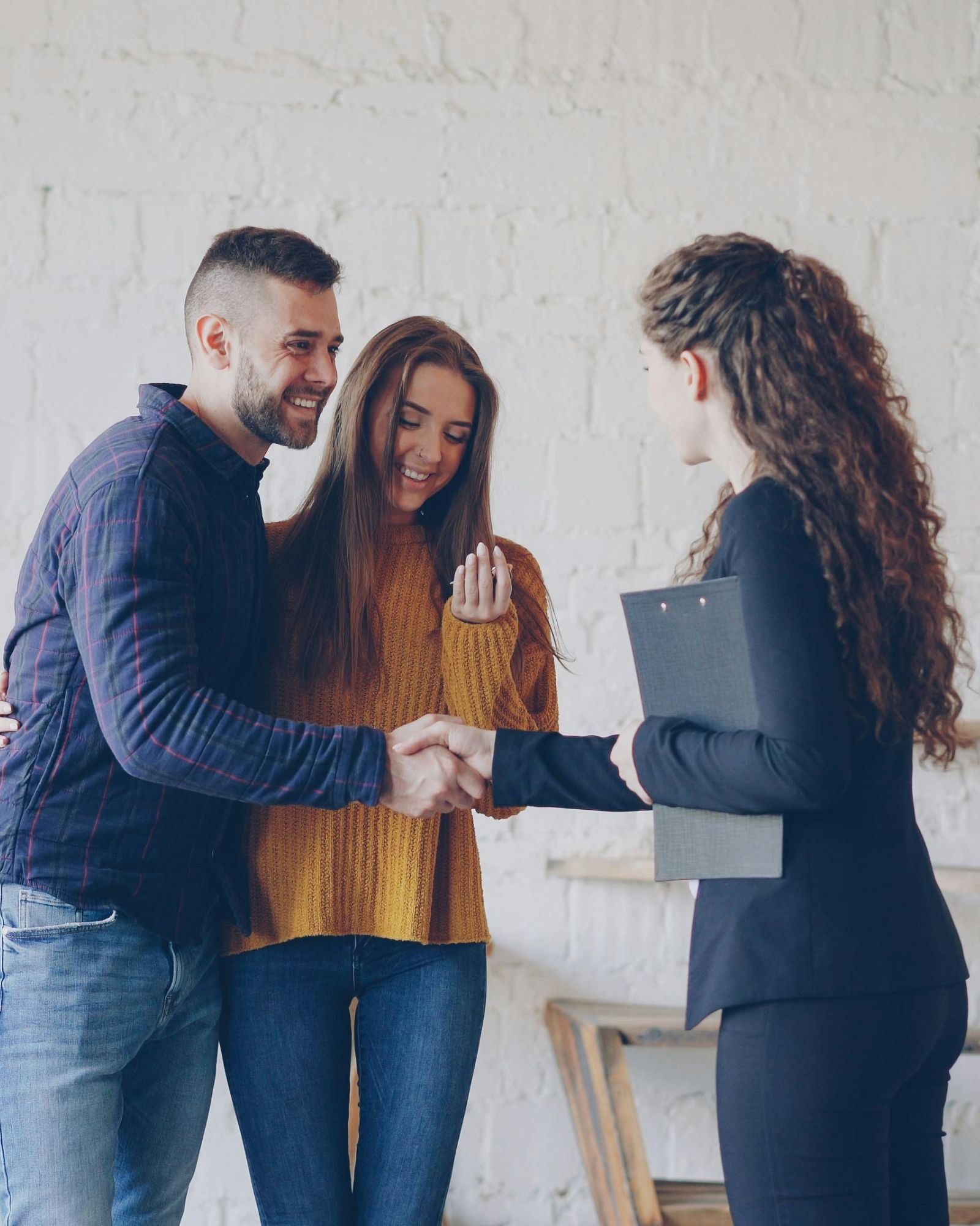 A letting agent meeting with a landlord